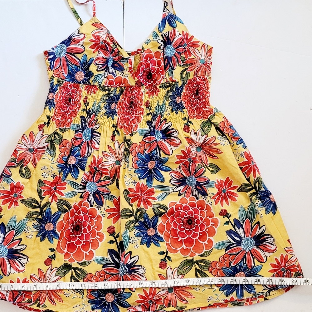 Floral Yellow Sundress - Picture 5 of 10